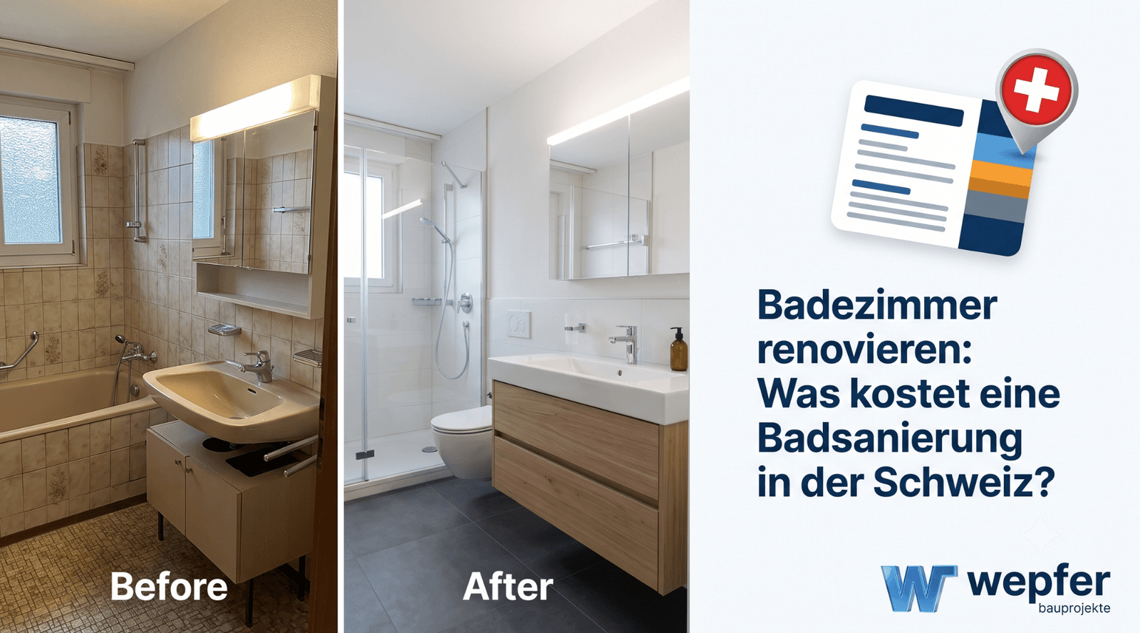 Badezimmer renovieren: Was kostet eine Badsanierung in der Schweiz?