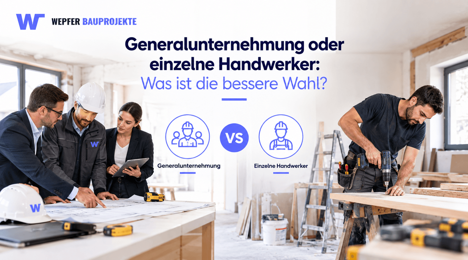 Generalunternehmung oder einzelne Handwerker