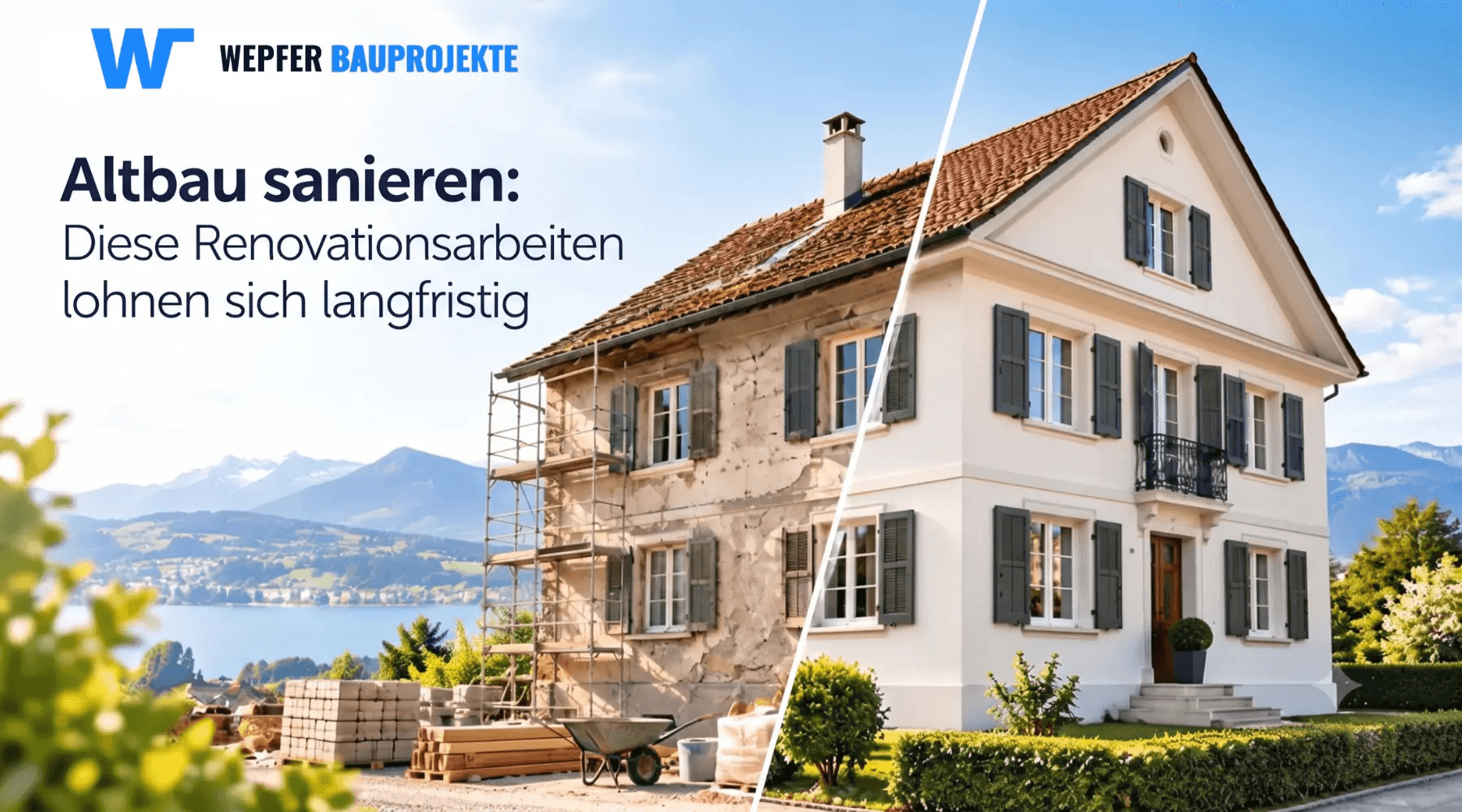 Altbau sanieren: Diese Renovationsarbeiten lohnen sich langfristig
