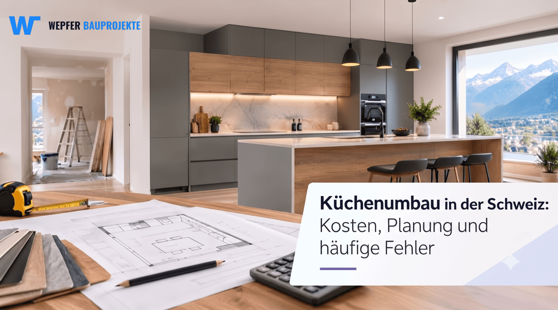 Küchenumbau in der Schweiz: Kosten, Planung und häufige Fehler