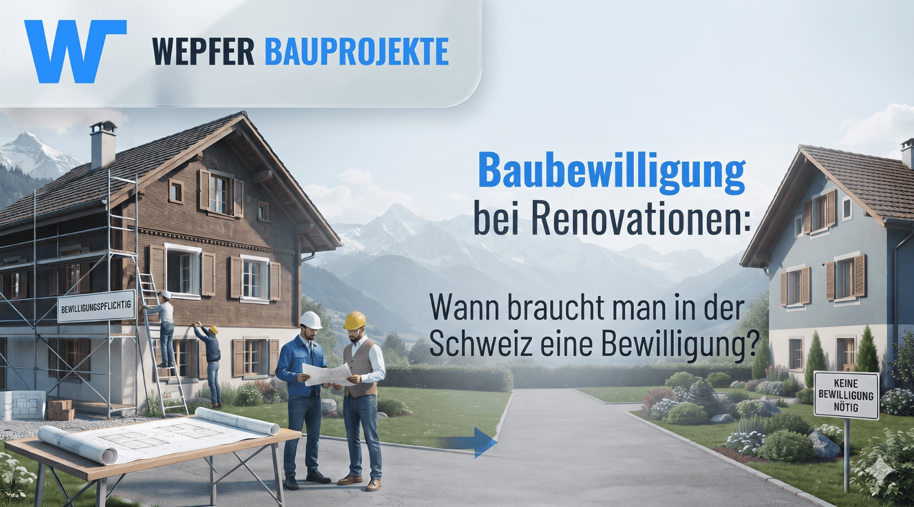 Baubewilligung bei Renovationen: Wann braucht man in der Schweiz eine Bewilligung?
