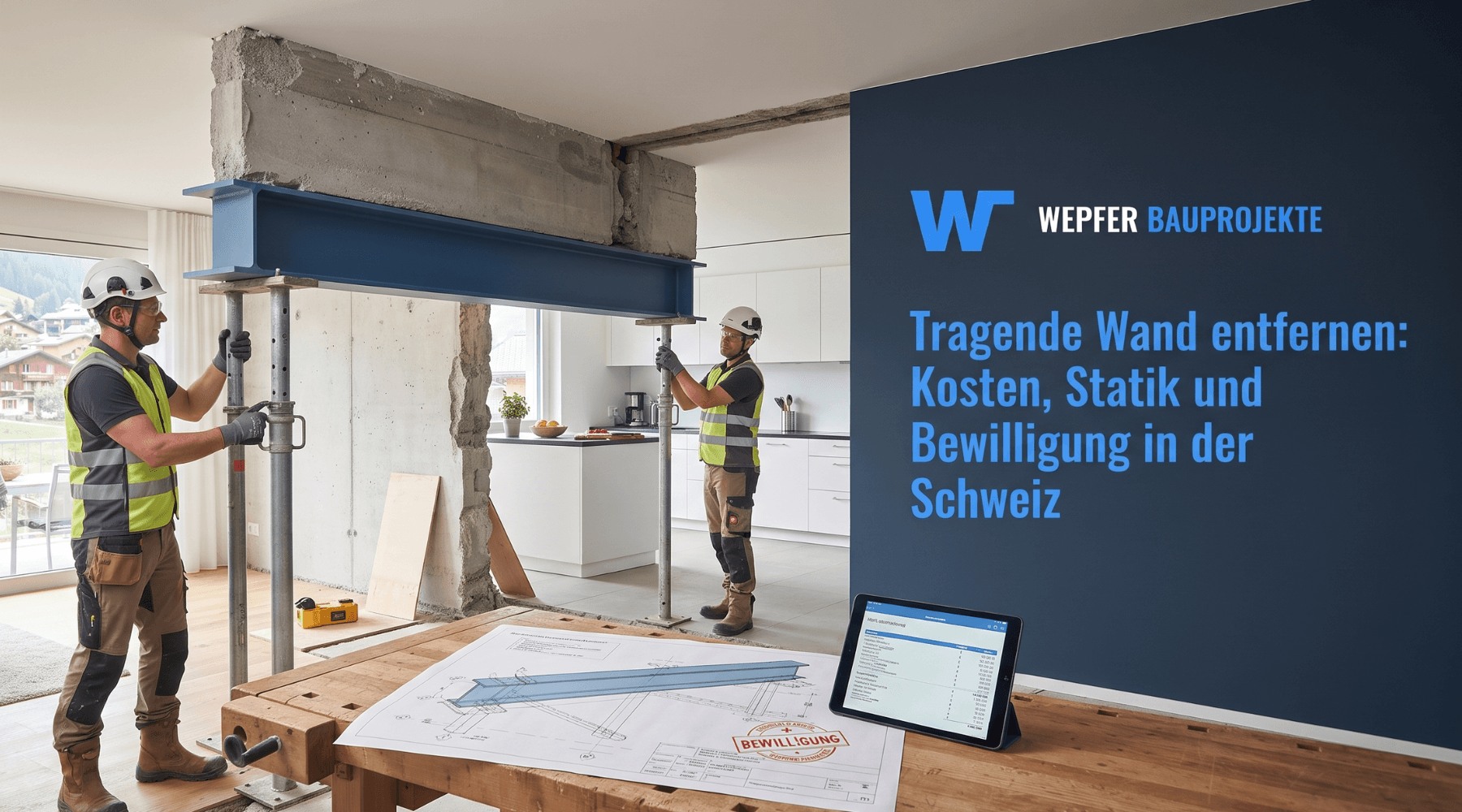 Tragende Wand entfernen