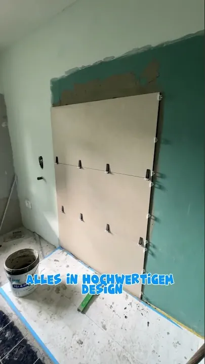 Badezimmer aus den 90ern wird modern